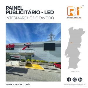 Painel Publicitário – Led Intermarché de  TAVEIRO
