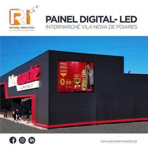 Painel Led – Intermarché Vila Nova de Polares