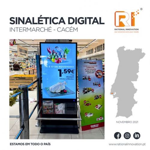 Digital Signage – Intermarché Cacém