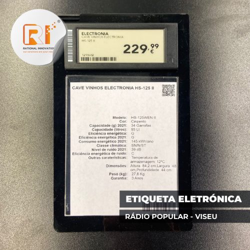 Etiqueta Eletrónica – Rádio Popular Viseu